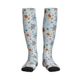 thumbnail image 1 of Sikiie Sea Turtle 1 Pairs Compression Socks for Men and Women 15-20 mmHg Running Support Socks, 1 of 7