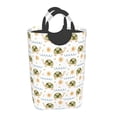 thumbnail image 1 of Sikiie Sea Turtle Basking in the Sun Square Laundry Bag Large Collapsible Dirty Clothes Bags With Handles Waterproof Essentials Storage For College Dorm, Family, 1 of 5