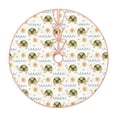 thumbnail image 1 of Sikiie Sea Turtle Basking in the Sun Nativity Christmas Tree Skirt, Jesus Christian Winter Holiday Tree Mat Decoration(30-48IN)30", 1 of 6