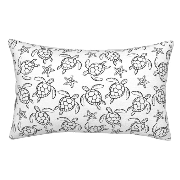 Sikiie Sea Turtle Pillow Covers, Throw Pillow Case Cushion Covers,Cushion for Bedroom,Couch,Home-20"x30"