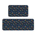 thumbnail image 1 of Sikiie Sea Turtles Swimming Kitchen Mat 2 PCS Cushioned Kitchen Rug, Waterproof Non-Slip Kitchen Mats for Kitchen, Floor Home, Sink, Laundry, 1 of 6