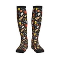 thumbnail image 1 of Sikiie Seafood And Drinks 1 Pairs Compression Socks for Men and Women 15-20 mmHg Running Support Socks, 1 of 7