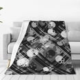 thumbnail image 1 of Sikiie Seamless Pattern With Skulls Ultra-Soft Micro flannel Blanket Luxury All Seasons Warm Blanket for Bedding Sofa and Travel (4 sizes)-80"x60", 1 of 7