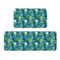 thumbnail image 1 of Sikiie Shark And Leaves Kitchen Mat 2 PCS Cushioned Kitchen Rug, Waterproof Non-Slip Kitchen Mats for Kitchen, Floor Home, Sink, Laundry, 1 of 6