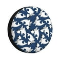 thumbnail image 1 of Sikiie Shark PVC Leather Spare Tire Wheel Cover Spare Tire Cover, for Car Truck SUV Camper Trailer Universal Fit(14-17in)-15 inch, 1 of 6