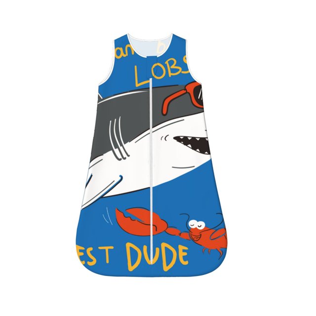 Sikiie Shark With Sunglasses and Lobste Baby Sleep Sack, Baby Sleeping