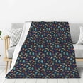 thumbnail image 1 of Sikiie Shells and Seaweed Cozy Flannel Fleece Throw Blanket: Lightweight & Thick for All Seasons - Perfect for Women, Men, & Kids"50"x40", 1 of 6
