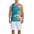 thumbnail image 1 of Sikiie Shells and Starfish Basketball Jersey Reversible Men's Mesh Athletic Sports Shirts Training Practice S-4XL3X-Large, 1 of 6