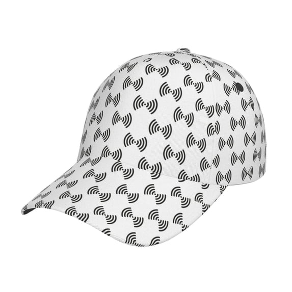 Sikiie Signal Icon Unisex Vintage Washed Unstructured Baseball Cap Soft Cap Adjustable Unisex Baseball Hat Dad Hat