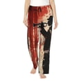 thumbnail image 1 of Sikiie Silhouette Trumpet Red Art Women’s Lounge Pants, Lounge Pants Sleep Bottoms, Lounge for Women, Womens Pajama Pants -XX-Large, 1 of 6