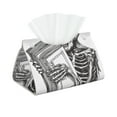 thumbnail image 1 of Sikiie Skeleton Book Lover Leather Tissue Box Cover Rectangle, Long Tissue Box Cover, Tissue Box Holder, Tissue Holder for Bathroom, 1 of 7