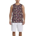 thumbnail image 1 of Sikiie Skull flower leaf colorful Basketball Jersey Reversible Men's Mesh Athletic Sports Shirts Training Practice S-4XLSmall, 1 of 6