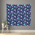 thumbnail image 1 of Sikiie Skull flower tie dye tapestry wall hanging home decor for bedrooms, living rooms, dorms 60x51in, 1 of 6