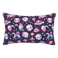 thumbnail image 1 of Sikiie Skull mushroom space Pillow Covers, Throw Pillow Case Cushion Covers,Cushion for Bedroom,Couch,Home-14"x20", 1 of 6