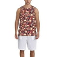 thumbnail image 1 of Sikiie Skull record Guitar music Basketball Jersey Reversible Men's Mesh Athletic Sports Shirts Training Practice S-4XL, 1 of 6