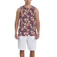 thumbnail image 1 of Sikiie Skull rock music record Basketball Jersey Reversible Men's Mesh Athletic Sports Shirts Training Practice S-4XLXX-Large, 1 of 6