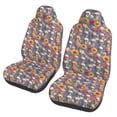 thumbnail image 1 of Sikiie Skull sunflower daisy Car Seat Protector 2 Pack Car Seat Cushion Mat, Car Seat Covers for SUV, Truck, Van, 1 of 7