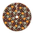 thumbnail image 1 of Sikiie Skulls Nativity Christmas Tree Skirt, Jesus Christian Winter Holiday Tree Mat Decoration(30-48IN), 1 of 6