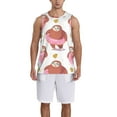 thumbnail image 1 of Sikiie Sloth with Donuts1 Basketball Jersey Reversible Men's Mesh Athletic Sports Shirts Training Practice S-4XLXX-Large, 1 of 6