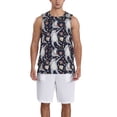 thumbnail image 1 of Sikiie Sloths Dancing Basketball Jersey Reversible Men's Mesh Athletic Sports Shirts Training Practice S-4XL3X-Large, 1 of 6