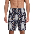 thumbnail image 1 of Sikiie Sloths Dancing Mens Pajama Shorts, Lightweight Lounge Pant with Pockets Soft Sleep Pj Shorts for MenXX-Large, 1 of 6