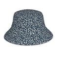 thumbnail image 1 of Sikiie Small White Flowers Reflective Double-Sided Bucket Hat, Sun Hat, for Gardening, Beaching, Camping, Hiking, Fishing, 1 of 6
