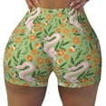 thumbnail image 1 of Sikiie Snake And Floral Print Workout Shorts Women Scrunch Butt Gym Shorts Seamless High Waist Tummy Control Yoga Biker Athletic Shorts, 1 of 5