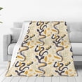 thumbnail image 1 of Sikiie Snake And Floral Ultra-Soft Micro flannel Blanket Luxury All Seasons Warm Blanket for Bedding Sofa and Travel (4 sizes)-50"x40", 1 of 7