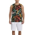 thumbnail image 1 of Sikiie Snake And Flower Basketball Jersey Reversible Men's Mesh Athletic Sports Shirts Training Practice S-4XLXX-Large, 1 of 6