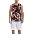 thumbnail image 1 of Sikiie Snake And Rose Basketball Jersey Reversible Men's Mesh Athletic Sports Shirts Training Practice S-4XLMedium, 1 of 6