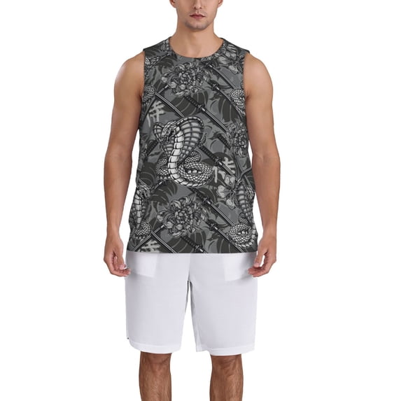 Sikiie Snake Basketball Jersey Reversible Men's Mesh Athletic Sports Shirts Training Practice S-4XLXX-Large