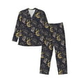 thumbnail image 1 of Sikiie Snake Sleep Mens Pajama Set, Soft Warm Long Sleeve Sleepwear, Cozy Button-Down Pjs for Men-Medium, 1 of 7