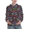 thumbnail image 1 of Sikiie Snakes And Snake Fruit Women's Casual Hoodies Long Sleeve Lightweight Pullover Tops Loose Sweatshirt-X-Large, 1 of 7