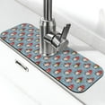 thumbnail image 1 of Sikiie Snowflake Christmas gnome Splash Guard for Sink Faucet-1 PC Super Absorbent Fast Drying Mat Sink Gadgets-Splash Guard for Kitchen, Sink Mat, 1 of 7