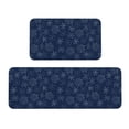thumbnail image 1 of Sikiie Snowflake Dark Blue Kitchen Mat 2 PCS Cushioned Kitchen Rug, Waterproof Non-Slip Kitchen Mats for Kitchen, Floor Home, Sink, Laundry, 1 of 6