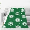 thumbnail image 1 of Sikiie Snowflake Ultra-Soft Micro flannel Blanket Luxury All Seasons Warm Blanket for Bedding Sofa and Travel (4 sizes)-50"x40", 1 of 7