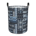 thumbnail image 1 of Sikiie Snowflake Vintage Pattern Print Round Dirty Clothes Basket, Waterproof Standing Foldable Storage Basket, for Laundry Room, Bedroom, Bathroom Storage-Medium, 1 of 6