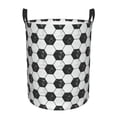 thumbnail image 1 of Sikiie Soccer Print Round Dirty Clothes Basket, Waterproof Standing Foldable Storage Basket, for Laundry Room, Bedroom, Bathroom Storage-Small, 1 of 6