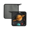 thumbnail image 1 of Sikiie Solar System Paper Art Pot Holders Kitchen Insulation Mats Heat Resistant Pot-Holder Oven Anti-Scald Pads for Cooking Baking, 7.1*7.1inch, 1 of 8