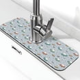 thumbnail image 1 of Sikiie Spaceship Splash Guard for Sink Faucet-1 PC Super Absorbent Fast Drying Mat Sink Gadgets-Splash Guard for Kitchen, Sink Mat, 1 of 7