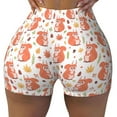 thumbnail image 1 of Sikiie Squirrel And Maple Leaf Print Workout Shorts Women Scrunch Butt Gym Shorts Seamless High Waist Tummy Control Yoga Biker Athletic Shorts, 1 of 5