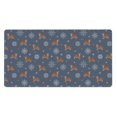 thumbnail image 1 of Sikiie Squirrel And Snowflakes Mouse Pad, 16x29.5 Mousepad Desk Mat in Anti-Slip Rubber Mousepads Mat for Game Office Laptop Computer, 1 of 8