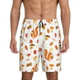thumbnail image 1 of Sikiie Squirrel InThe Forest3 Mens Pajama Shorts, Lightweight Lounge Pant with Pockets Soft Sleep Pj Shorts for Men4X-Large, 1 of 6