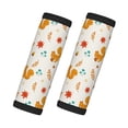 thumbnail image 1 of Sikiie Squirrel Maple Leaves And Nuts Luggage Handle Wraps for Suitcases Travel Accessories(2 Pack), 1 of 9
