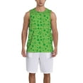thumbnail image 1 of Sikiie St Patrick's Day Basketball Jersey Reversible Men's Mesh Athletic Sports Shirts Training Practice S-4XLX-Large, 1 of 6