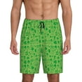 thumbnail image 1 of Sikiie St Patrick's Day Mens Pajama Shorts, Lightweight Lounge Pant with Pockets Soft Sleep Pj Shorts for MenX-Large, 1 of 6