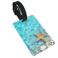 thumbnail image 1 of Sikiie Starfish And Seashell On The Beach 1 Luggage Tags Privacy Cover ID Label Suitcase Tags Identifiers For School Bags,Suitcases, 1 of 7