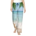thumbnail image 1 of Sikiie Starfish in Beach Women’s Ultra-Soft Comfy Lounge Pants Sleepwear Comfy Lounge Pants Drawstring Sleep Bottoms with PocketsMedium, 1 of 6