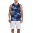 thumbnail image 1 of Sikiie Starry Sky Basketball Jersey Reversible Men's Mesh Athletic Sports Shirts Training Practice S-4XLLarge, 1 of 6