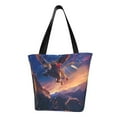 thumbnail image 1 of Sikiie Starry Sky Flying Tiger Shoulder Bag Casual Hobo Crossbody Tote Bag for Women and Men Large Purse Messenger Bag Travel Work, 1 of 6